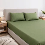 سرویس ملحفه 2 نفره 3 تکه خوابسا مدل کش‌دار